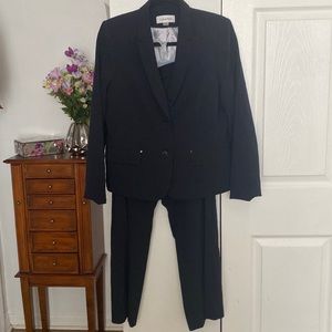 Calvin Klein Navy Suit Bundle. Blazer 14P, 12P pants